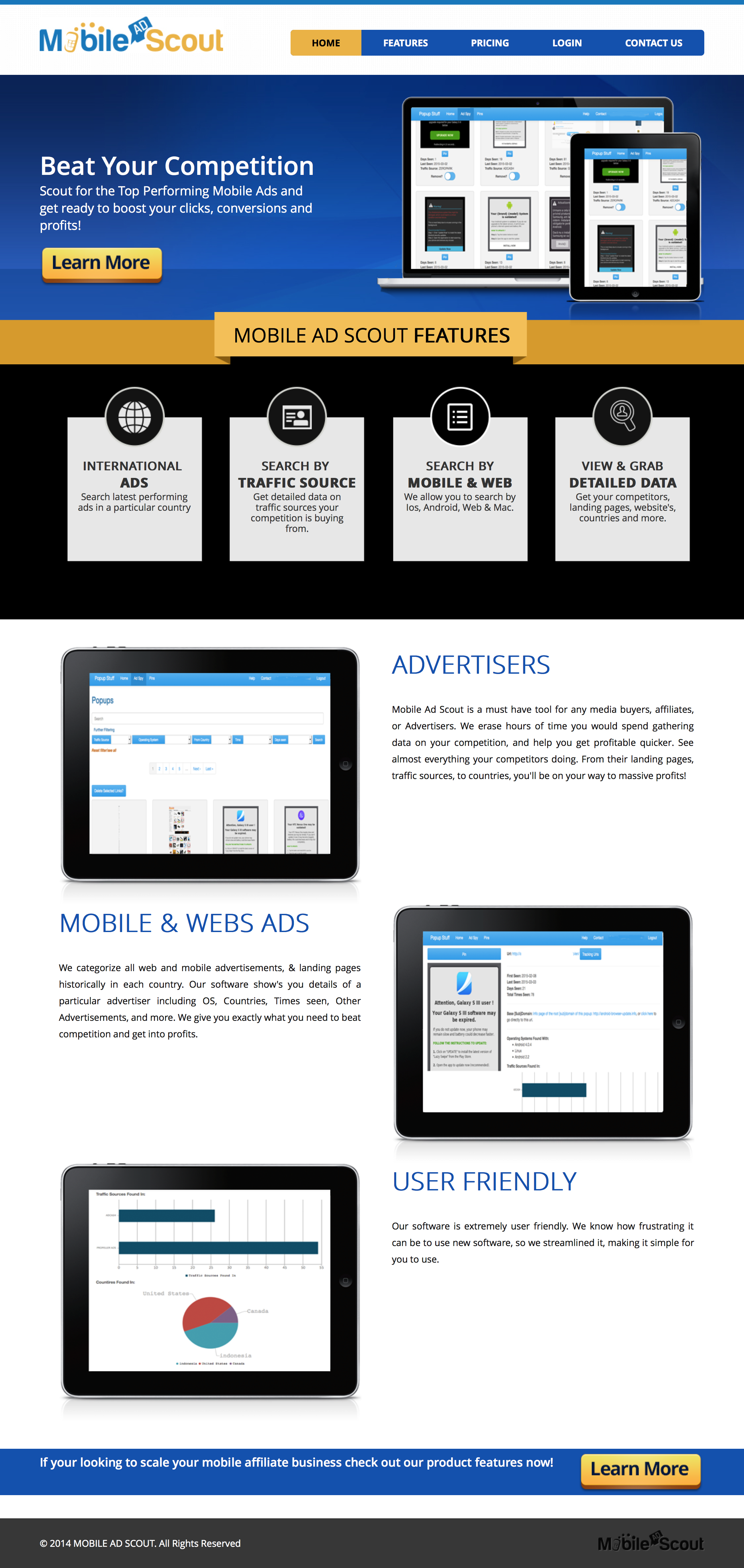 MobileAdScout Screenshot 1